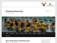 Tablet Screenshot of firestoneswimming.org